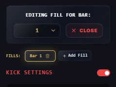 Add Fill Setting