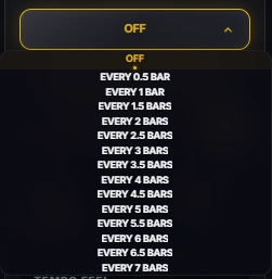 Pattern Reset Dropdown