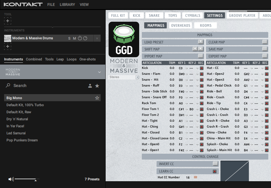 GGD Modern & Massive Mapping