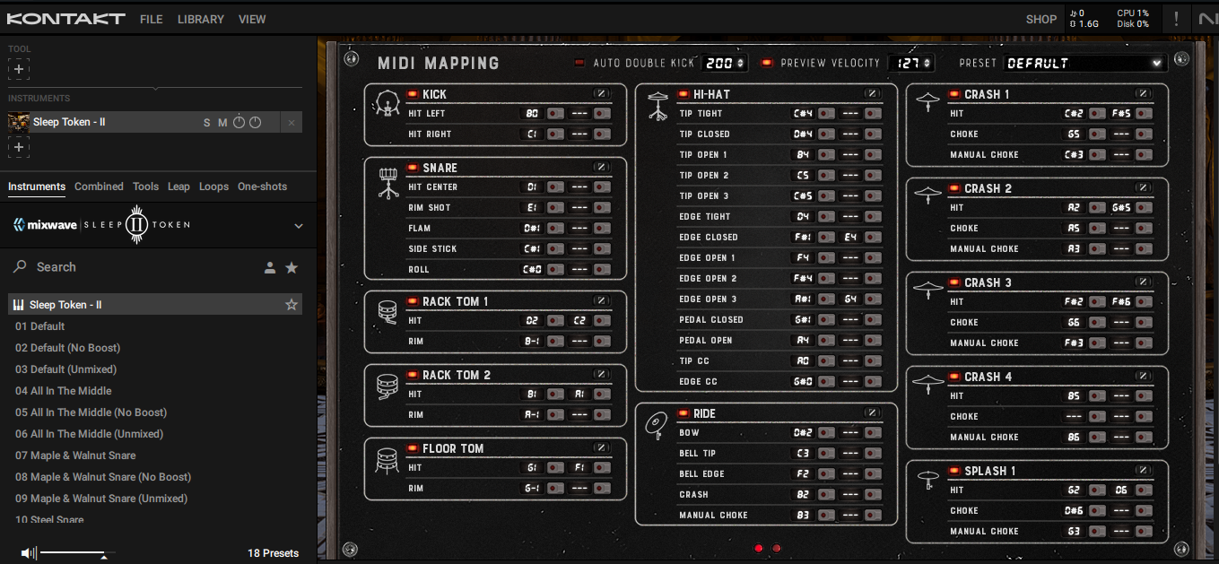 Mixwave Sleep Token Library